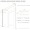 Ekena Millwork SAMPLE - 3 5/8"H x 3 1/4"P x 5"F x 12"L, (1 5/8" Repeat), Jackson Crown Moulding SAMPLE-MLD04X03X05JA - alternate 4